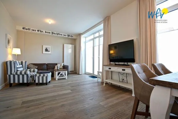 Wohnzimmer Alte Feuerwache Ferienwohnung 1