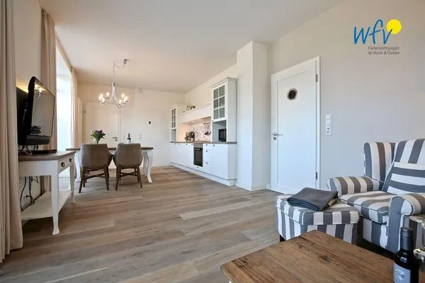 Wohnzimmer Alte Feuerwache Ferienwohnung 1