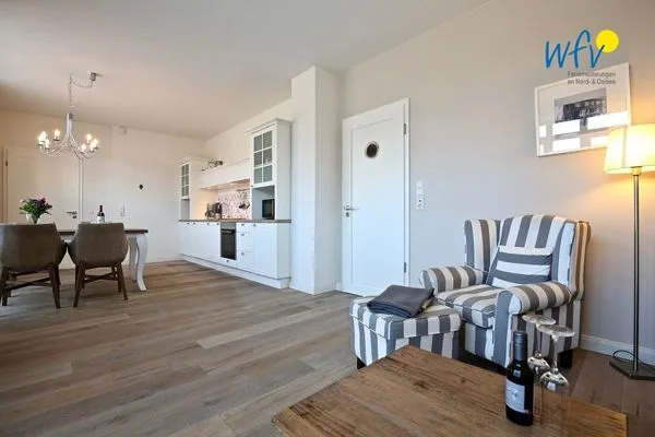 Wohnzimmer Alte Feuerwache Ferienwohnung 1