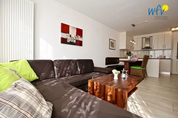 Wohnzimmer Villa Verdi Ferienwohnung 3