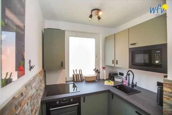 Küche / Küchenzeile Ferienhäuser Weerts Gatt Ferienhaus Lüttje Huske