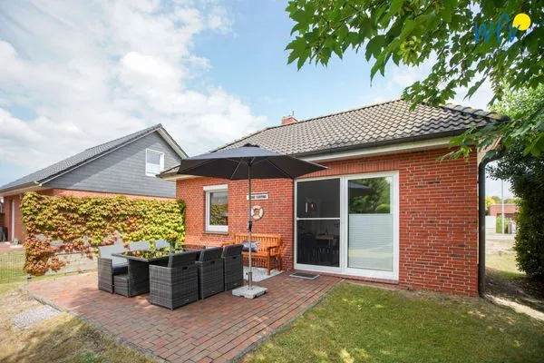 Terrasse Ferienhäuser Weerts Gatt Ferienhaus Lüttje Huske