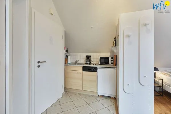 Küche / Küchenzeile Hus Strandloperke Ferienwohnung Seesternchen