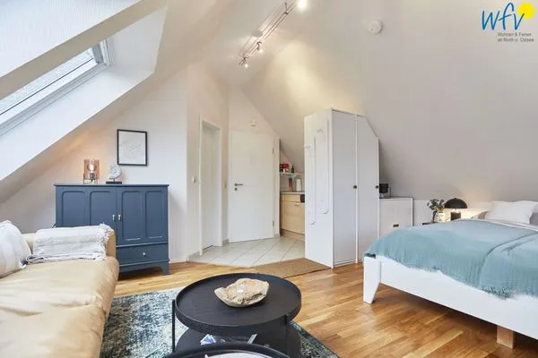 Wohnzimmer Hus Strandloperke Ferienwohnung Seesternchen