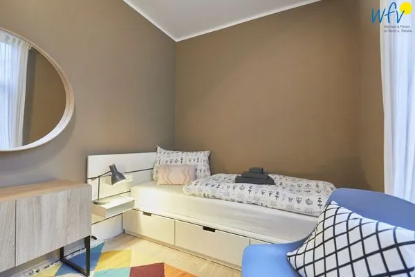 Schlafzimmer Villa Central Ferienwohnung Nesthäkchen