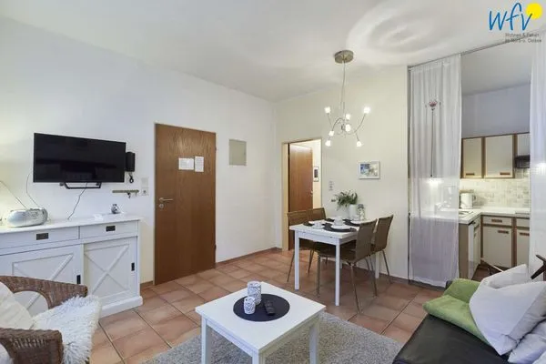 Wohnzimmer Villa Central Ferienwohnung Nesthäkchen