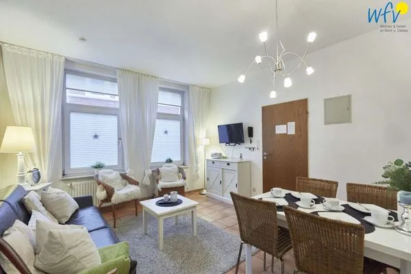 Wohnzimmer Villa Central Ferienwohnung Nesthäkchen