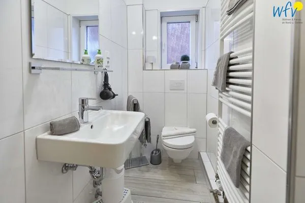 Badezimmer Villa Central Ferienwohnung Nesthäkchen