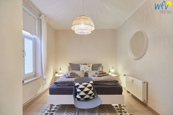 Schlafzimmer Villa Central Ferienwohnung Nesthäkchen