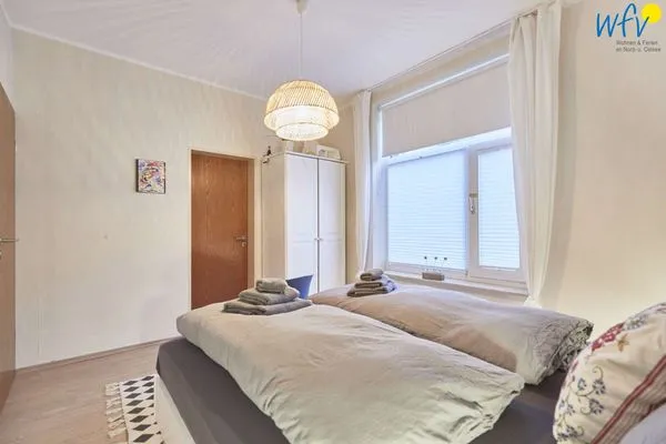 Schlafzimmer Villa Central Ferienwohnung Nesthäkchen