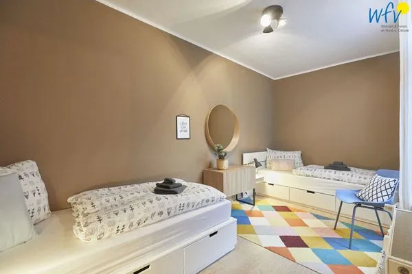 Schlafzimmer Villa Central Ferienwohnung Nesthäkchen