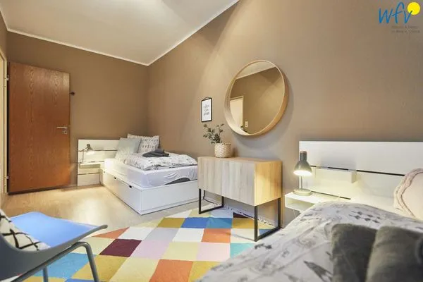 Schlafzimmer Villa Central Ferienwohnung Nesthäkchen