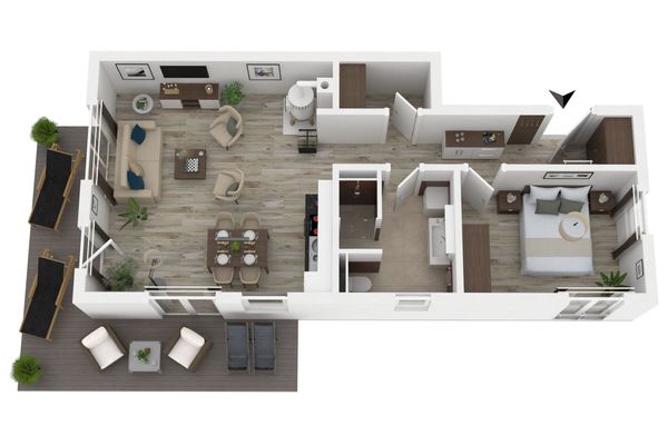 ALTE SEEFAHRTSCHULE Meeresbrise mit Strandkorb, Torhaus A118 Ostseebad Wustrow - 