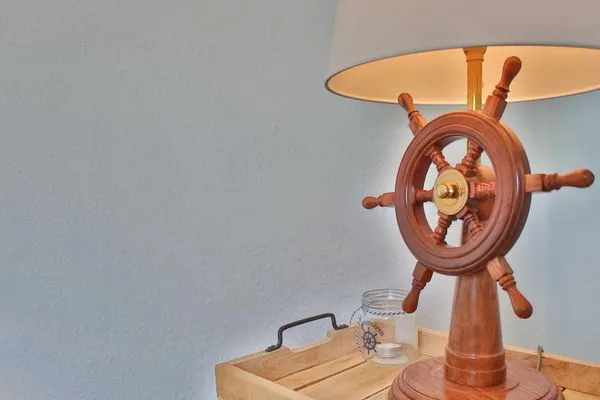 Dekoratives Detail  Steuerrad