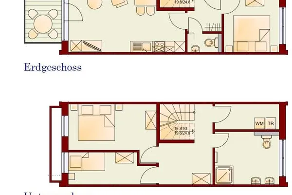 Grundriss Residenz Helena Ferienwohnung 3