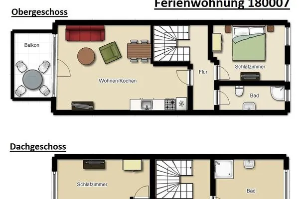 Grundriss Residenz Helena Ferienwohnung 7