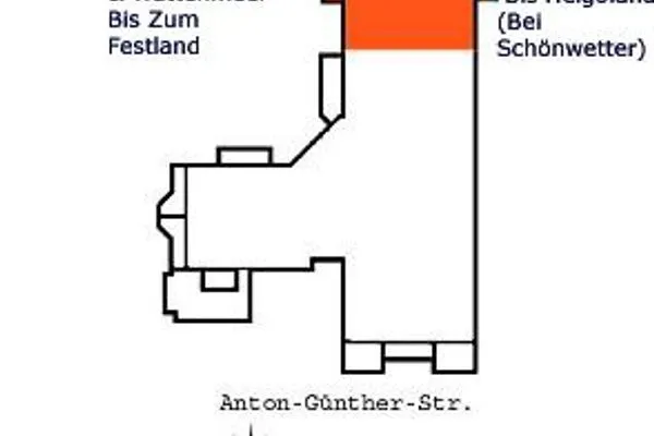 Grundriss Haus Dünenblick Ferienwohnung 23