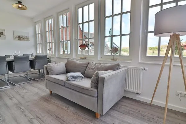 Wohnzimmer  Haus Dünenblume - Wohnung 1