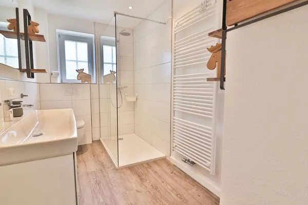 Badezimmer  Haus Dünenblume - Wohnung 1
