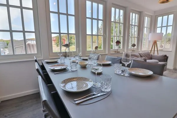 Wohnzimmer  Haus Dünenblume - Wohnung 1