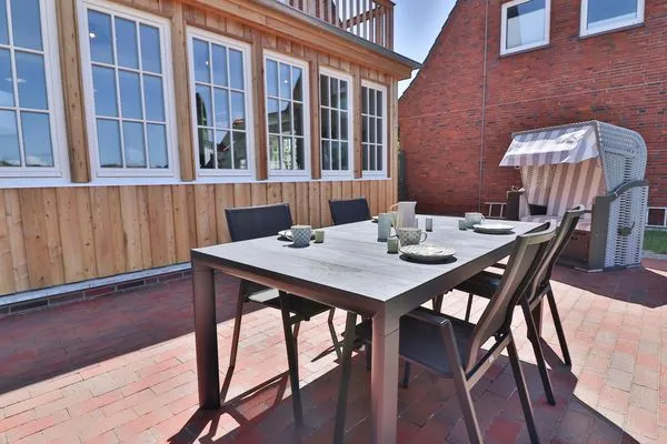 Terrasse  Haus Dünenblume - Wohnung 1