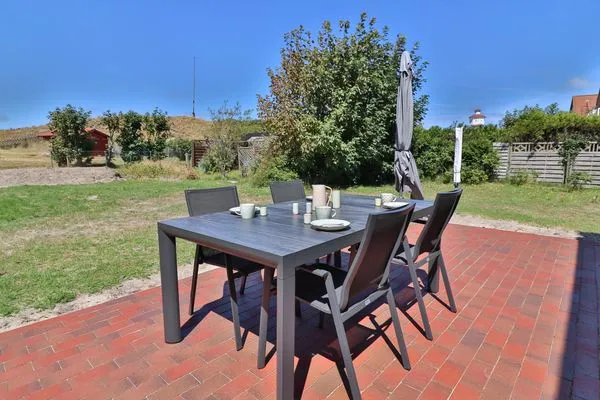 Terrasse  Haus Dünenblume - Wohnung 1