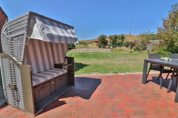 Terrasse  Haus Dünenblume - Wohnung 1