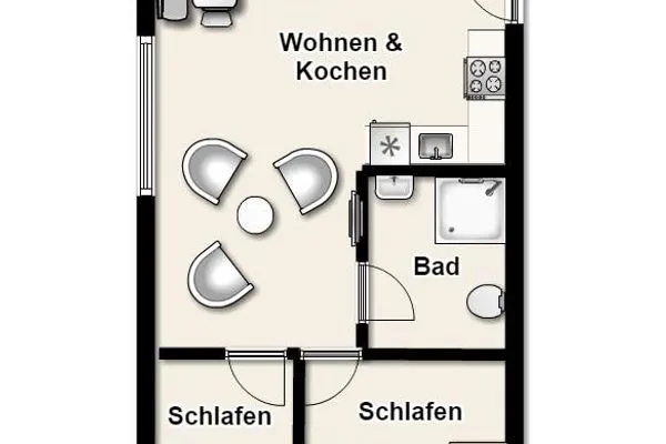 Grundriss Haus Colonia Ferienwohnung 4
