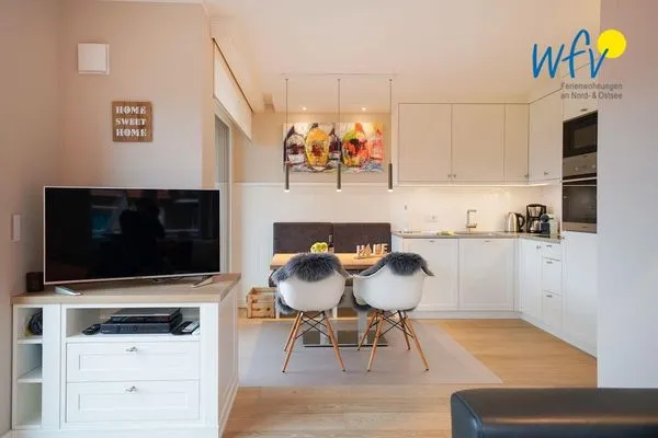 Küche / Küchenzeile Achterhus Ferienwohnung Wattwurm