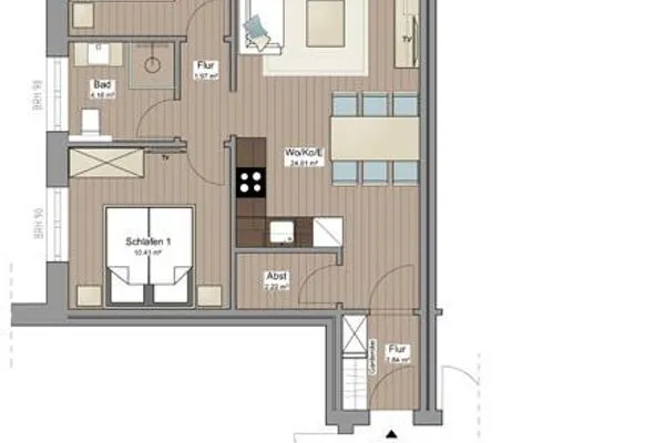 Grundriss Haus Oldenburg Ferienwohnung 4