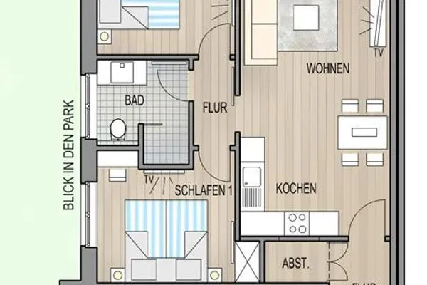 Grundriss Haus Oldenburg Ferienwohnung 8