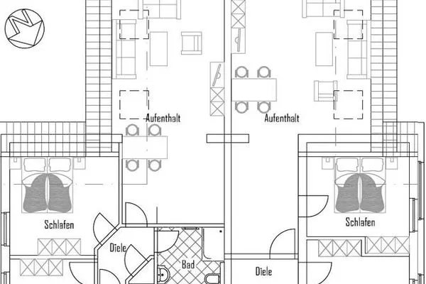 Grundriss Villa Schoen Ferienwohnung 2