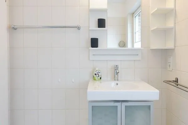 Badezimmer Haus Inselparadies Ferienwohnung Falshöft