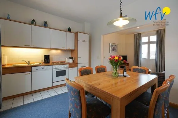 Küche / Küchenzeile Logirhaus Doyen Ferienwohnung Neuwerk