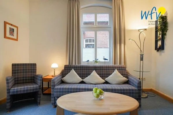 Wohnzimmer Logirhaus Doyen Ferienwohnung Neuwerk