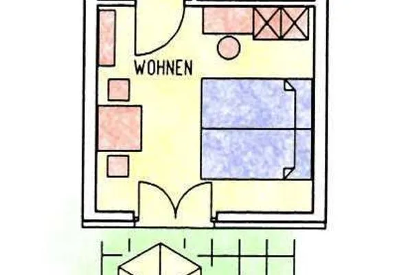 Grundriss Kaiserhof Ferienwohnung 4