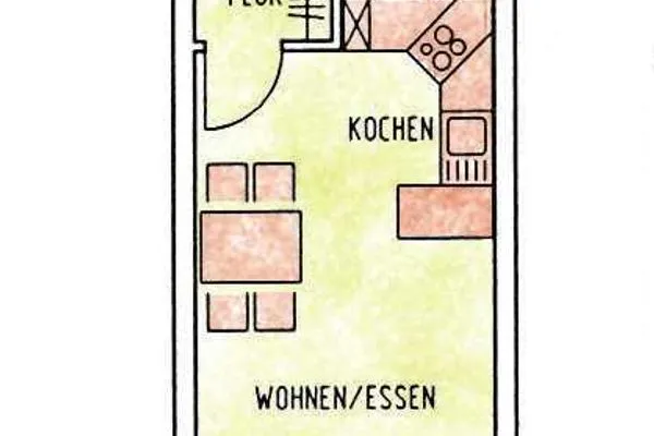 Grundriss Kaiserhof Ferienwohnung 105