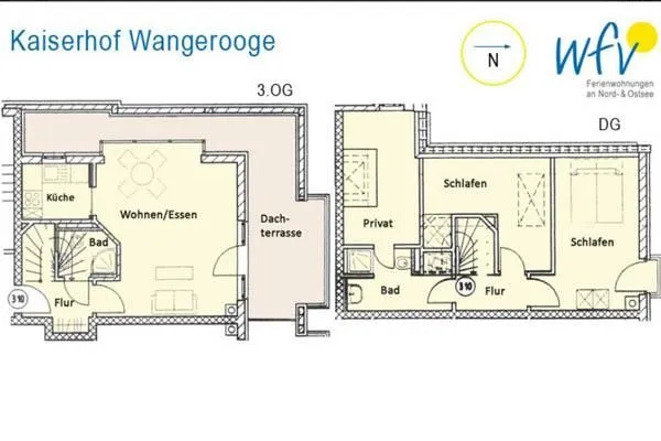 Grundriss Kaiserhof Ferienwohnung 310