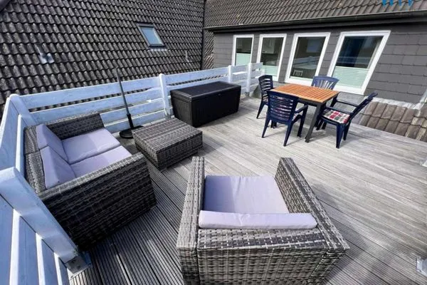 Balkon Villa Düna Ferienwohnung 3