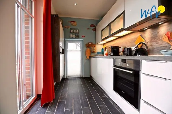 Küche / Küchenzeile Bootshaus in den Dünen - 1 Ferienwohnung "Unter Fischen"