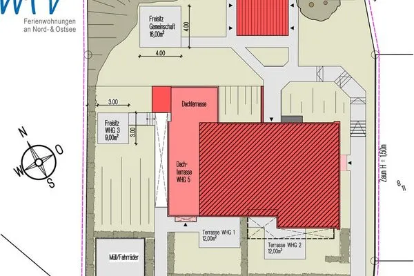 Grundriss Blanker Hans Ferienwohnung 2