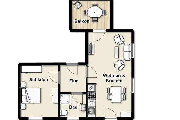 Grundriss Logirhaus Doyen Ferienwohnung Neuwerk