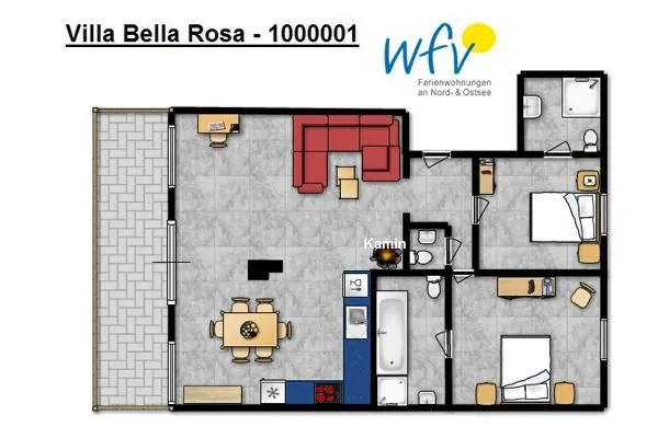 Grundriss Villa Bella Rosa Villa Bella Rosa