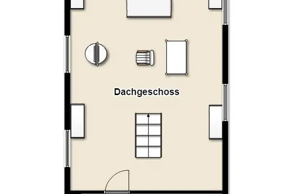 Grundriss Juist Zauber - Haus 2 Ferienwohnung Caprasse