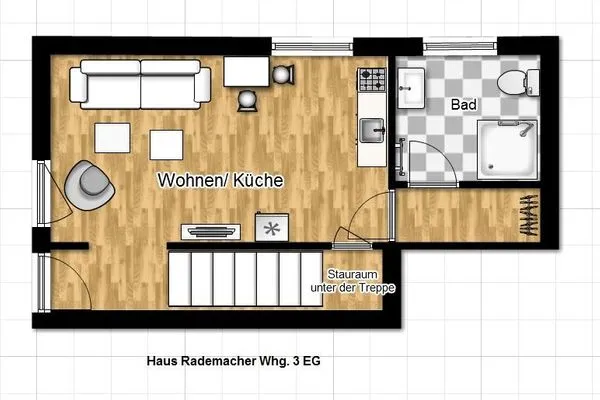 Grundriss Ferienhaus Rademacher Ferienwohnung 3