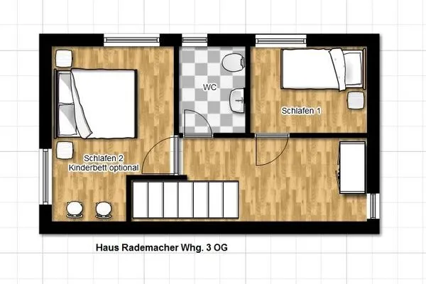 Grundriss Ferienhaus Rademacher Ferienwohnung 3