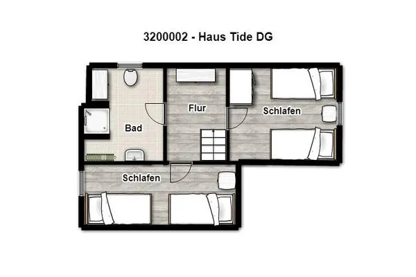 Grundriss Haus Tide Ferienwohnung Feldberg