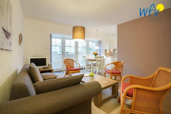 Wohnzimmer Fasanenhof Ferienwohnung Fabian