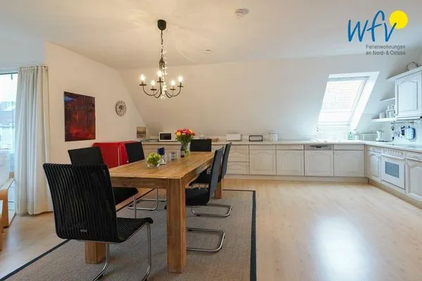 Küche / Küchenzeile Juist Zauber - Haus 2 Ferienwohnung Caprasse