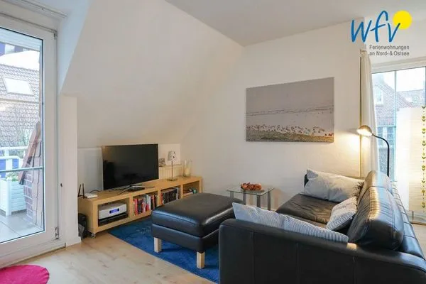 Wohnzimmer Juist Zauber - Haus 2 Ferienwohnung Caprasse